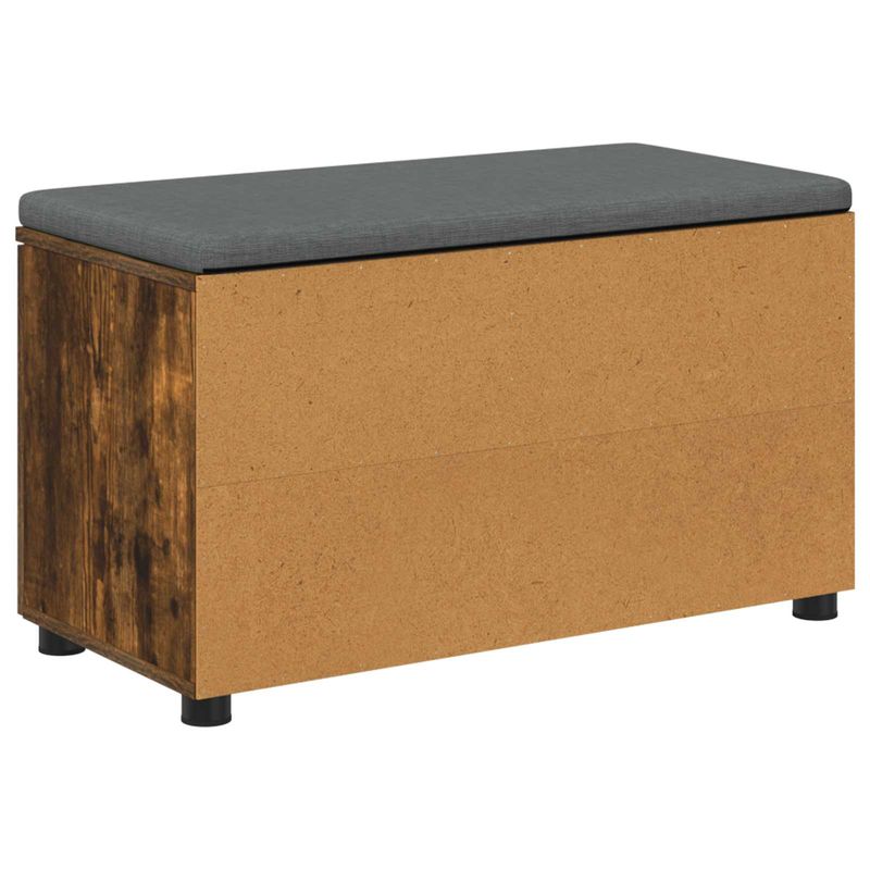 Casa si Gradina - Mobilier - Canapele si coltare - Banchete - Banca pentru hol cu perna Simplu Stejar fumuriu 80 x 38 x 46 cm - Infinity.ro