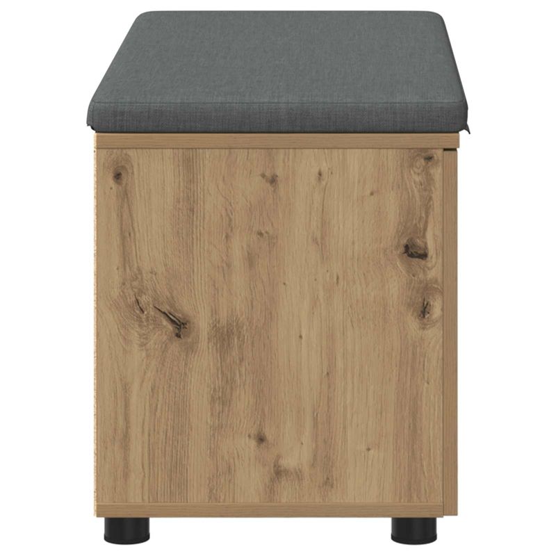 Casa si Gradina - Mobilier - Canapele si coltare - Banchete - Banca pentru hol cu perna Stejar Artizanal 80 x 46 x 46 cm - Infinity.ro