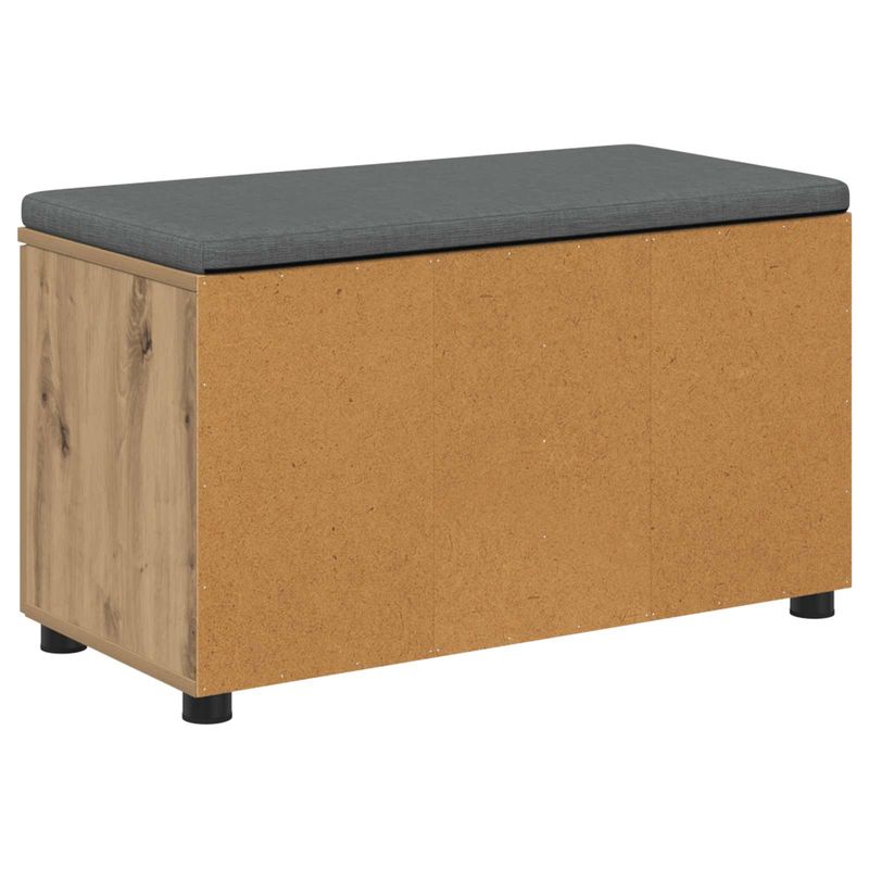 Casa si Gradina - Mobilier - Canapele si coltare - Banchete - Banca pentru hol cu perna Stejar Artizanal 80 x 46 x 46 cm - Infinity.ro