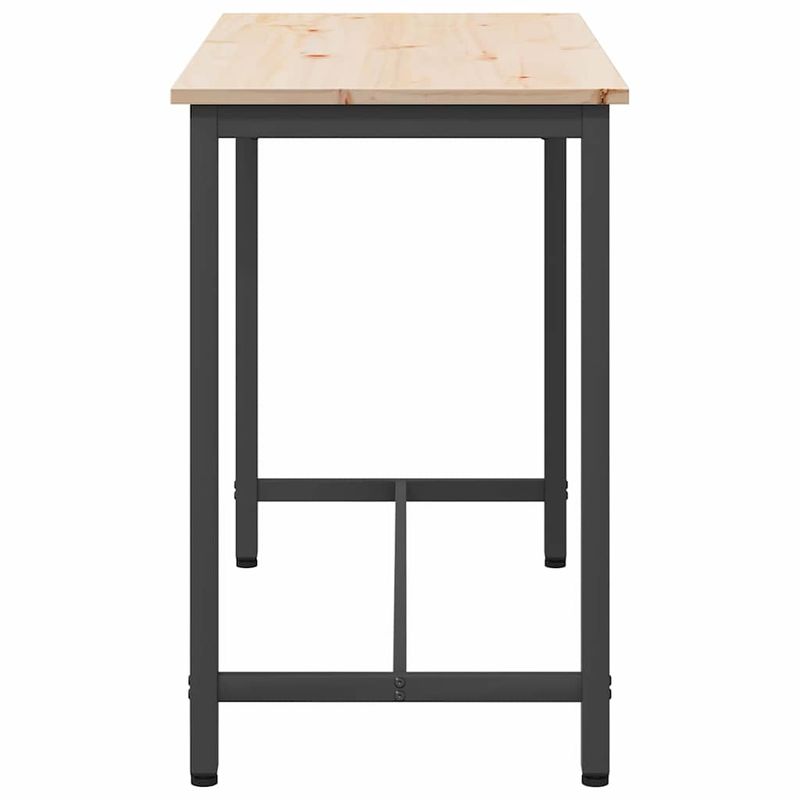Casa si Gradina - Mobilier - Mese si birouri - Mese living - Masa natural 100 x 50 x 77 cm Lemn ingineresc si otel - Infinity.ro