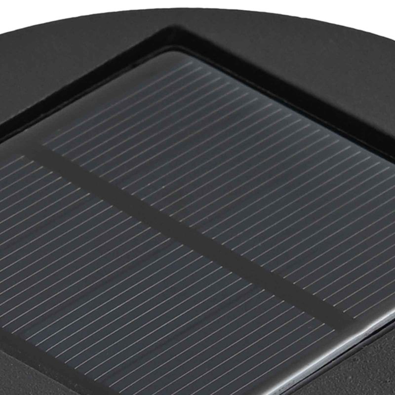 Casa si Gradina - Corpuri si surse de iluminat - Iluminat exterior - Felinare - Lumina LED Solara pentru Alei cu lumini cu baterie 2 pcs Bronz - Infinity.ro