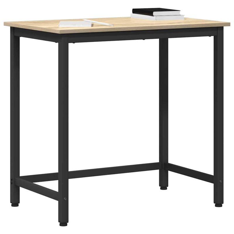 Casa si Gradina - Mobilier - Mese si birouri - Birouri - Masa Stejar Sonoma 100 x 50 x 76,5 cm Lemn ingineresc si otel - Infinity.ro