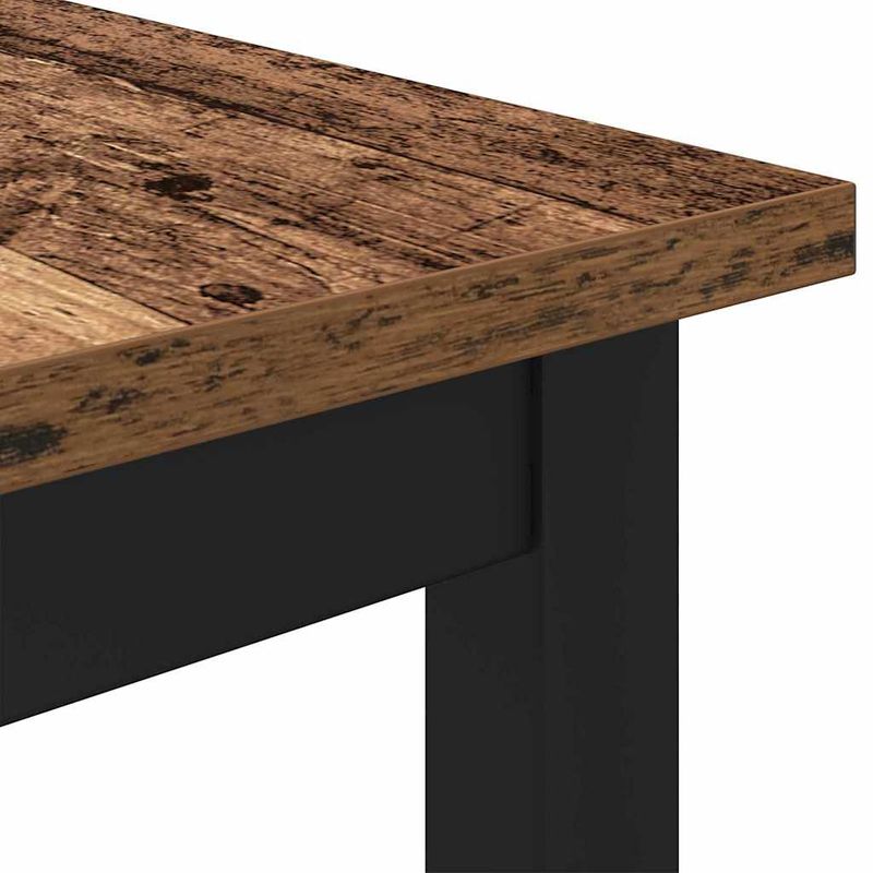 Casa si Gradina - Mobilier - Mese si birouri - Mese living - Masa Lemn vechi 100 x 50 x 76,5 cm Lemn ingineresc si otel - Infinity.ro