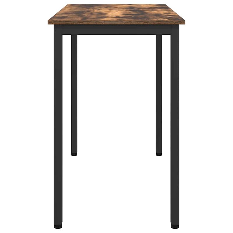Casa si Gradina - Mobilier - Mese si birouri - Mese living - Masa Stejar fumuriu 100 x 50 x 76,5 cm Lemn ingineresc si otel - Infinity.ro