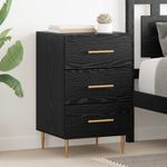 Casa si Gradina - Mobilier - Comode si corpuri - Noptiere - Dulap de noapte cu sertar Stejar Negru 40 x 40 x 66 cm Lemn compozit - Infinity.ro