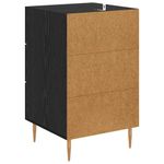 Casa si Gradina - Mobilier - Comode si corpuri - Noptiere - Dulap de noapte cu sertar Stejar Negru 40 x 40 x 66 cm Lemn compozit - Infinity.ro