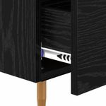 Casa si Gradina - Mobilier - Comode si corpuri - Noptiere - Dulap de noapte cu sertar Stejar Negru 40 x 40 x 66 cm Lemn compozit - Infinity.ro