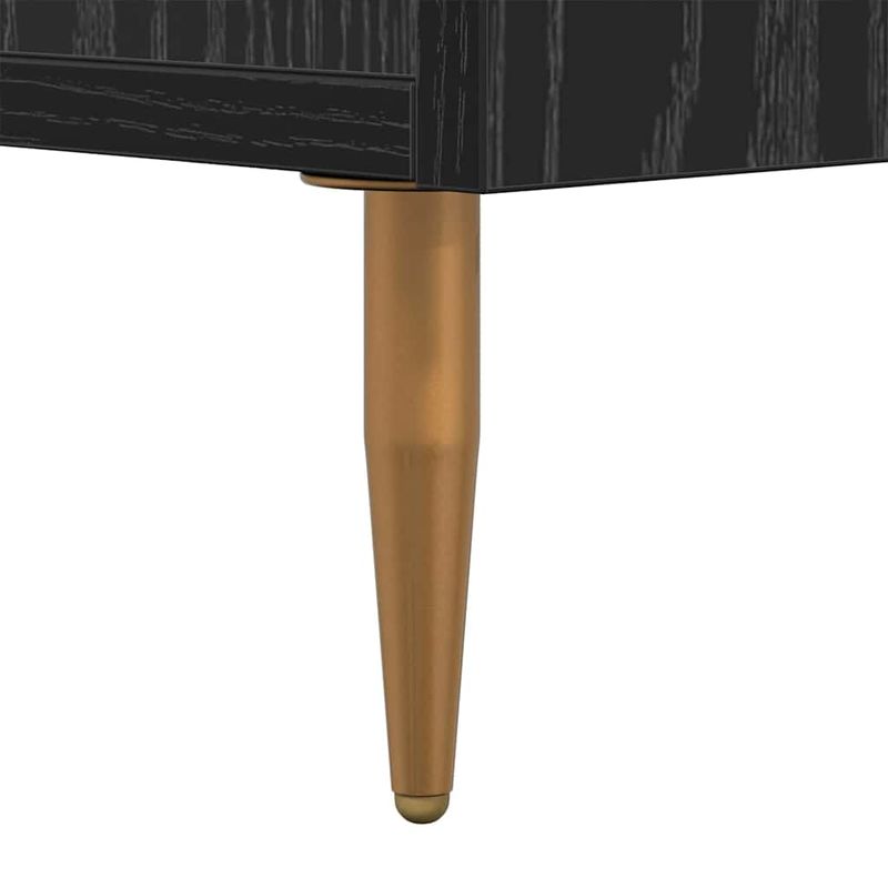 Casa si Gradina - Mobilier - Comode si corpuri - Noptiere - Dulap de noapte cu sertar Stejar Negru 40 x 40 x 66 cm Lemn compozit - Infinity.ro