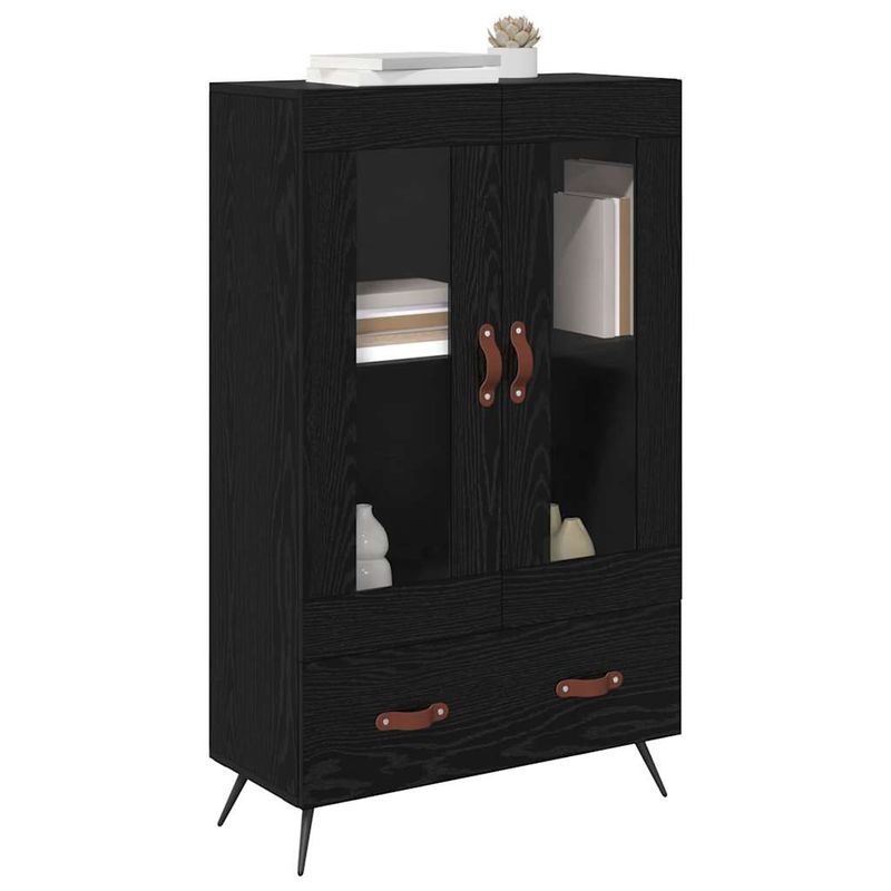 Casa si Gradina - Mobilier - Comode si corpuri - Corpuri bucatarie - Bufet cu sertar Stejar Negru 69,5 x 31 x 115 cm - Infinity.ro