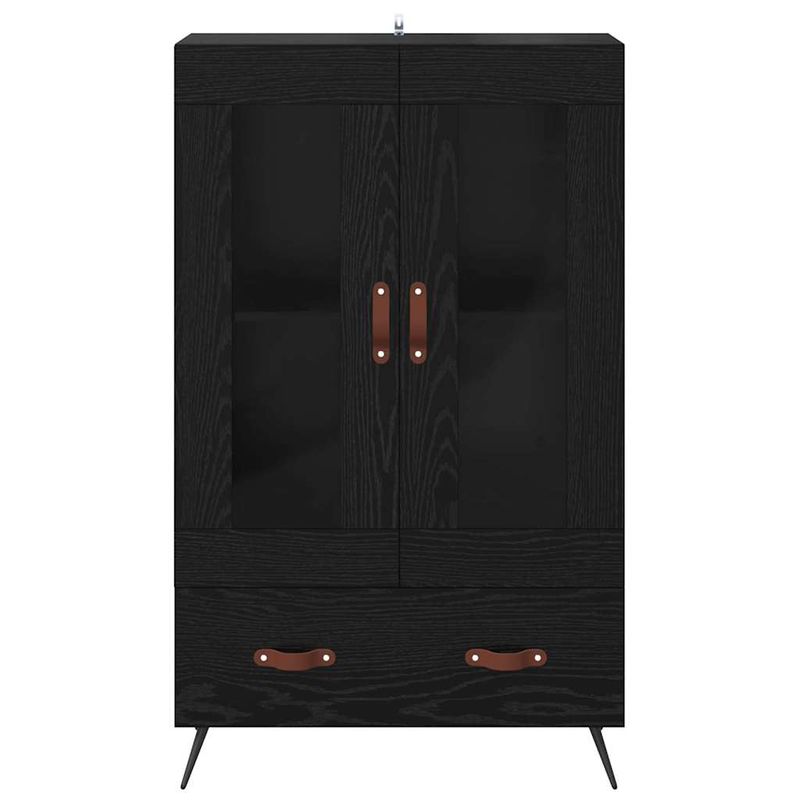 Casa si Gradina - Mobilier - Comode si corpuri - Corpuri bucatarie - Bufet cu sertar Stejar Negru 69,5 x 31 x 115 cm - Infinity.ro