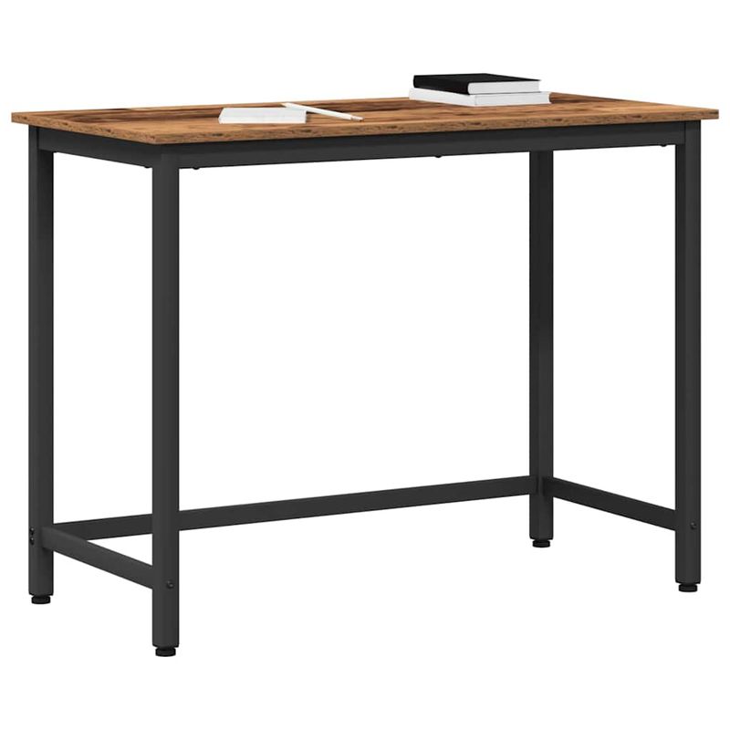 Casa si Gradina - Mobilier - Mese si birouri - Birouri - Masa Lemn vechi 80 x 50 x 76,5 cm Lemn ingineresc si otel - Infinity.ro