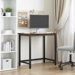 Casa si Gradina - Mobilier - Mese si birouri - Birouri - Masa Stejar fumuriu 100 x 50 x 76,5 cm Lemn ingineresc si otel - Infinity.ro