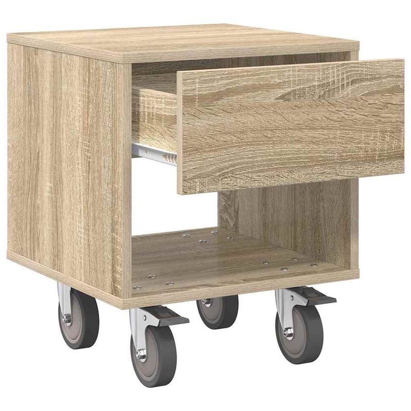 Casa si Gradina - Mobilier - Comode si corpuri - Noptiere - Noptiera 2 pcs Stejar Sonoma 40,5 x 40 x 48 cm Lemn compozit - Infinity.ro