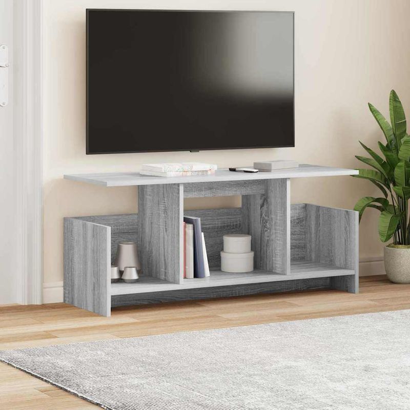 Casa si Gradina - Mobilier - Comode si corpuri - Comode - Support TV Gri Sonoma 102 x 35 x 45 cm Lemn compozit - Infinity.ro