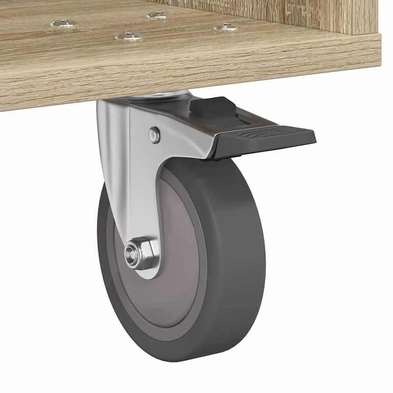 Casa si Gradina - Mobilier - Comode si corpuri - Noptiere - Noptiera 2 pcs Stejar Sonoma 40,5 x 40 x 48 cm Lemn compozit - Infinity.ro