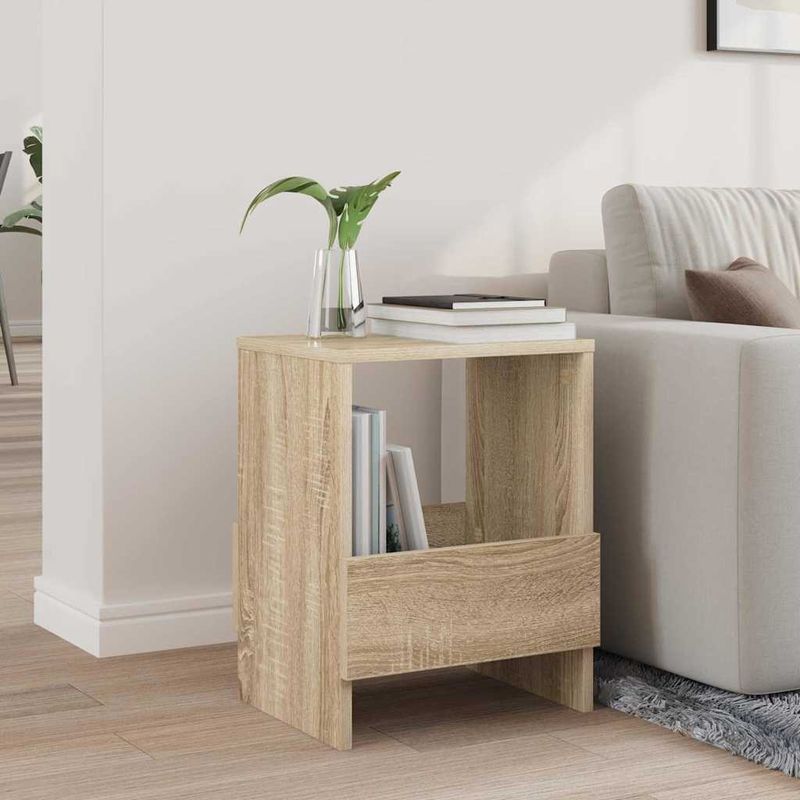 Casa si Gradina - Mobilier - Biblioteci si rafturi - Rafturi - Raft pentru reviste Stejar Sonoma 35 x 30 x 45 cm - Infinity.ro