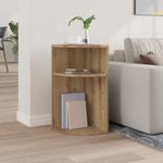 Casa si Gradina - Mobilier - Mese si birouri - Mese living - Masa laterala Stejar Artizanal 29,6 x 29,6 x 60 cm - Infinity.ro