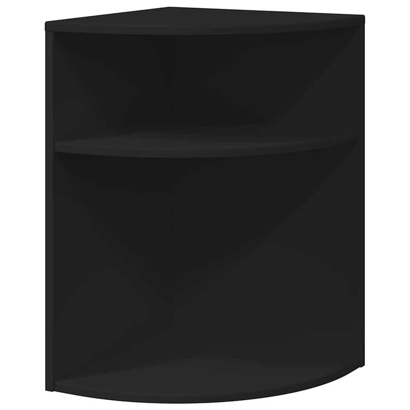 Casa si Gradina - Mobilier - Mese si birouri - Mese living - Masa laterala Negru 39,7 x 39,7 x 60 cm Lemn compozit - Infinity.ro