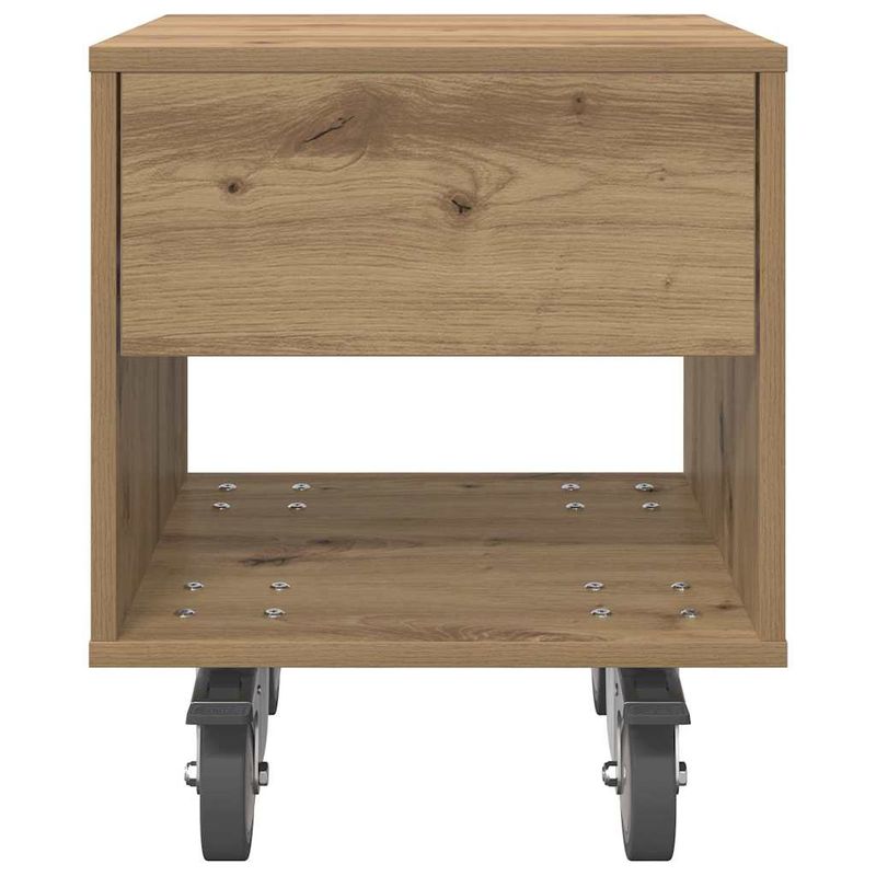 Casa si Gradina - Mobilier - Comode si corpuri - Noptiere - Noptiera 2 pcs Stejar Artizanal 40,5 x 40 x 48 cm Lemn compozit - Infinity.ro