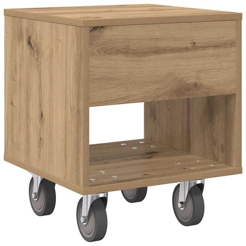 Casa si Gradina - Mobilier - Comode si corpuri - Noptiere - Noptiera 2 pcs Stejar Artizanal 40,5 x 40 x 48 cm Lemn compozit - Infinity.ro