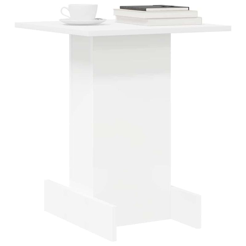 Casa si Gradina - Mobilier - Mese si birouri - Mese living - Masa laterala Alb 44,5 x 45 x 55 cm Lemn compozit - Infinity.ro