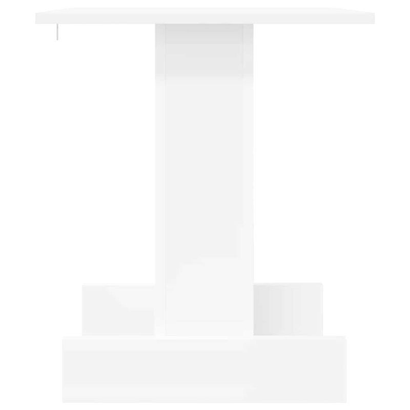 Casa si Gradina - Mobilier - Mese si birouri - Mese living - Masa laterala Alb 44,5 x 45 x 55 cm Lemn compozit - Infinity.ro