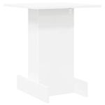 Casa si Gradina - Mobilier - Mese si birouri - Mese living - Masa laterala Alb 44,5 x 45 x 55 cm Lemn compozit - Infinity.ro