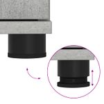 Casa si Gradina - Mobilier - Organizare si depozitare - Bancute - Banca pentru hol cu perna Gri din beton 60 x 38 x 46 cm - Infinity.ro