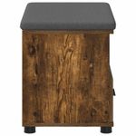 Casa si Gradina - Mobilier - Organizare si depozitare - Bancute - Banca pentru hol cu perna Stejar fumuriu 60 x 38 x 46 cm - Infinity.ro