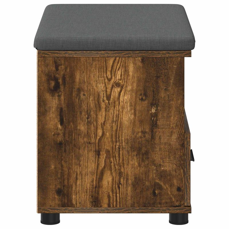 Casa si Gradina - Mobilier - Organizare si depozitare - Bancute - Banca pentru hol cu perna Stejar fumuriu 60 x 38 x 46 cm - Infinity.ro
