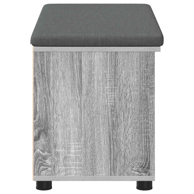 Casa si Gradina - Mobilier - Organizare si depozitare - Bancute - Banca pentru hol cu perna Simplu Gri Sonoma 80 x 38 x 46 cm - Infinity.ro