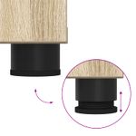 Casa si Gradina - Mobilier - Canapele si coltare - Banchete - Banca pentru hol cu perna Simplu Stejar Sonoma 60 x 38 x 46 cm - Infinity.ro