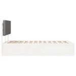 Casa si Gradina - Mobilier - Paturi si accesorii - Paturi - Cadru de pat cu tablie tapitata Gri inchis 90 x 200 cm - Infinity.ro
