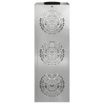 Casa si Gradina - Corpuri si surse de iluminat - Iluminat exterior - Felinare - Lumina LED Solara pentru Alei 2 pcs Galvanizat Galvanizat - Infinity.ro