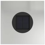 Casa si Gradina - Corpuri si surse de iluminat - Iluminat exterior - Felinare - Lumina LED Solara pentru Alei 2 pcs Galvanizat Galvanizat - Infinity.ro