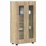 Casa si Gradina - Mobilier - Seturi de mobilier - Seturi living - Bufet cu Raft Stejar Sonoma 55,5 x 29 x 103 cm Lemn compozit - Infinity.ro