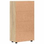 Casa si Gradina - Mobilier - Seturi de mobilier - Seturi living - Bufet cu Raft Stejar Sonoma 55,5 x 29 x 103 cm Lemn compozit - Infinity.ro
