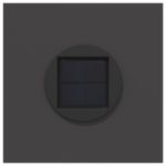 Casa si Gradina - Corpuri si surse de iluminat - Iluminat exterior - Felinare - Lumina LED Solara pentru Alei 2 pcs Negru Otel laminat la rece - Infinity.ro