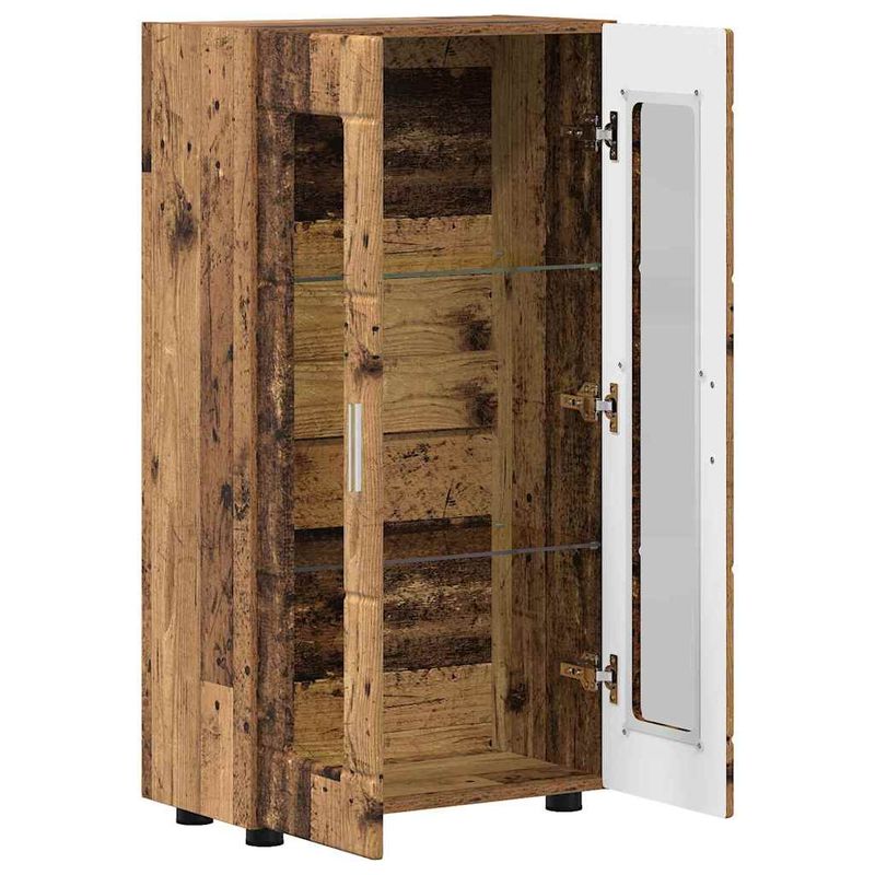 Casa si Gradina - Mobilier - Seturi de mobilier - Seturi living - Bufet cu Raft Lemn vechi 55,5 x 29 x 103 cm Lemn compozit - Infinity.ro
