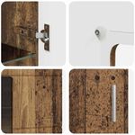 Casa si Gradina - Mobilier - Seturi de mobilier - Seturi living - Bufet cu Raft Lemn vechi 55,5 x 29 x 103 cm Lemn compozit - Infinity.ro