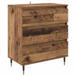 Casa si Gradina - Mobilier - Comode si corpuri - Comode - Bufet cu sertar Lemn Vechi 60 x 35 x 70 cm Lemn compozit - Infinity.ro