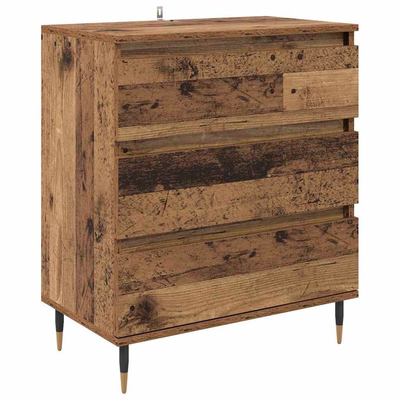 Casa si Gradina - Mobilier - Comode si corpuri - Comode - Bufet cu sertar Lemn Vechi 60 x 35 x 70 cm Lemn compozit - Infinity.ro