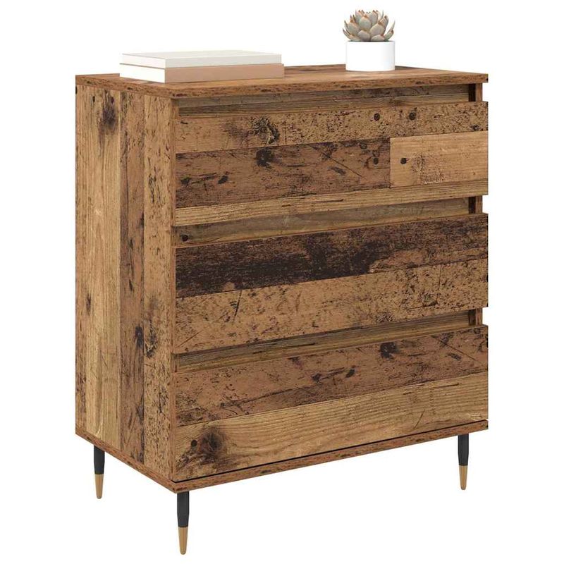 Casa si Gradina - Mobilier - Comode si corpuri - Comode - Bufet cu sertar Lemn Vechi 60 x 35 x 70 cm Lemn compozit - Infinity.ro