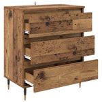 Casa si Gradina - Mobilier - Comode si corpuri - Comode - Bufet cu sertar Lemn Vechi 60 x 35 x 70 cm Lemn compozit - Infinity.ro