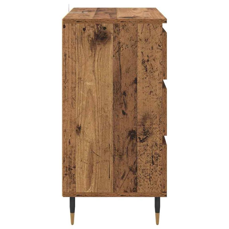 Casa si Gradina - Mobilier - Comode si corpuri - Comode - Bufet cu sertar Lemn Vechi 60 x 35 x 70 cm Lemn compozit - Infinity.ro