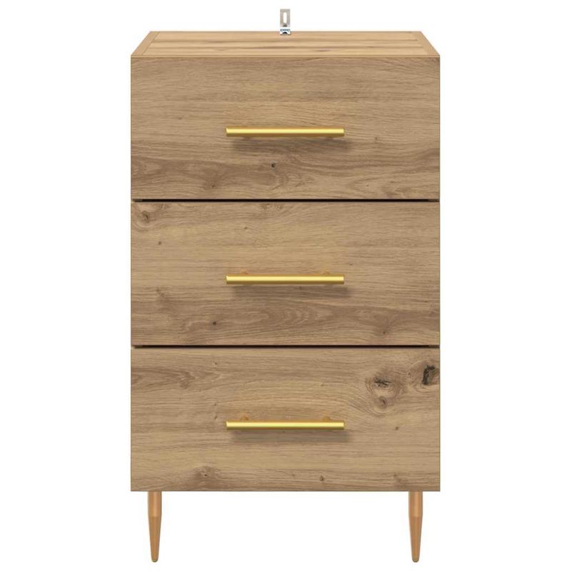 Casa si Gradina - Mobilier - Comode si corpuri - Noptiere - Dulap de noapte Stejar Artizanal 40 x 40 x 66 cm Lemn compozit - Infinity.ro