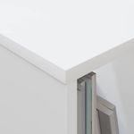 Casa si Gradina - Mobilier - Biblioteci si rafturi - Rafturi - Raft pentru reviste Alb 102 x 30 x 45 cm - Infinity.ro