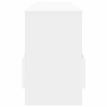 Casa si Gradina - Mobilier - Biblioteci si rafturi - Rafturi - Raft pentru reviste Alb 102 x 30 x 45 cm - Infinity.ro