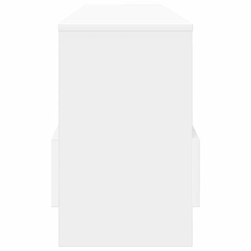 Casa si Gradina - Mobilier - Biblioteci si rafturi - Rafturi - Raft pentru reviste Alb 102 x 30 x 45 cm - Infinity.ro