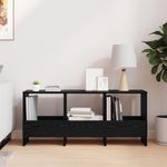 Casa si Gradina - Mobilier - Biblioteci si rafturi - Rafturi - Raft pentru reviste Stejar Negru 102 x 30 x 45 cm - Infinity.ro